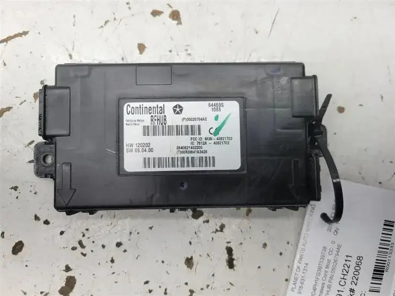 16 Charger Rfh Module Dodge Keyless Module RFHUB RFHM Cloning Service - Accurate & Fast ...
