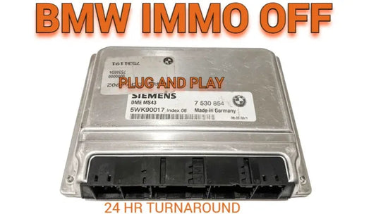 BMW IMMO OFF FOR DME MS41/42/43/45, ME 7.2/9.2, MSS50/52/54/54 PCMS Repair